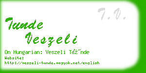 tunde veszeli business card